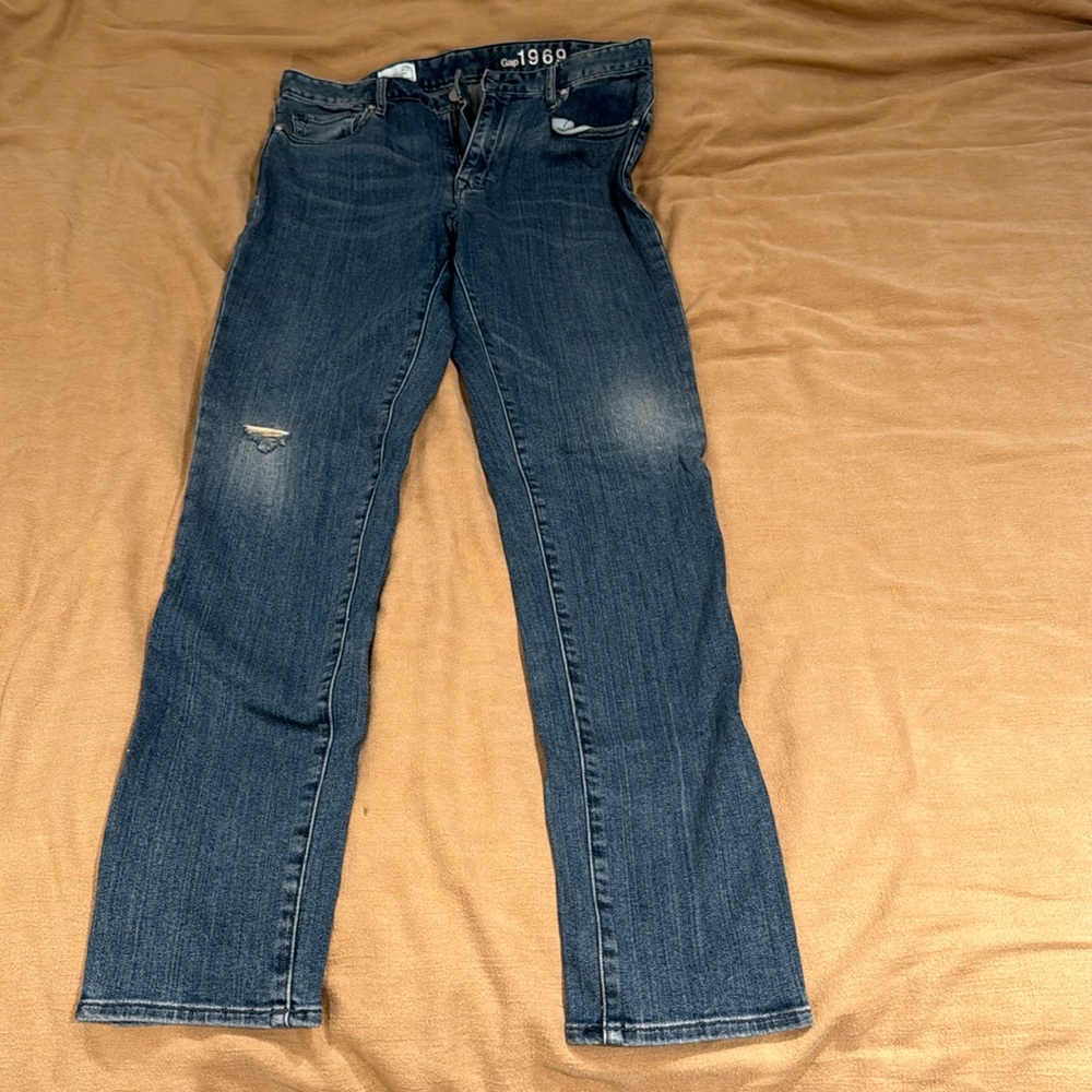 Gap high rise skinny jeans